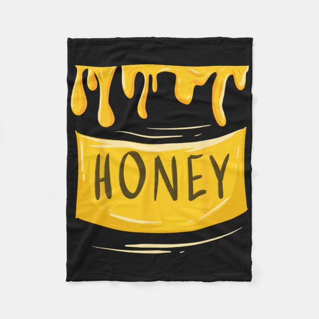 Cool Sweet Honeypot Fun Lazy Diy Halloween Costume Fleece Blanket (Front)