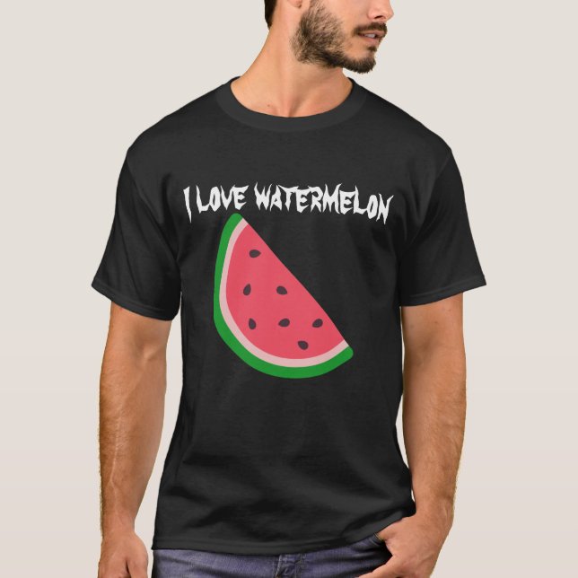 cool t-shirt for watermelon and summer lovers (Front)