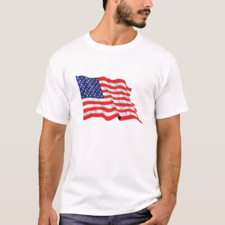 cool t-shirt with author's design american flag