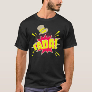 Cool Tada Magic Trick Comic Style Magicians gift P T-Shirt