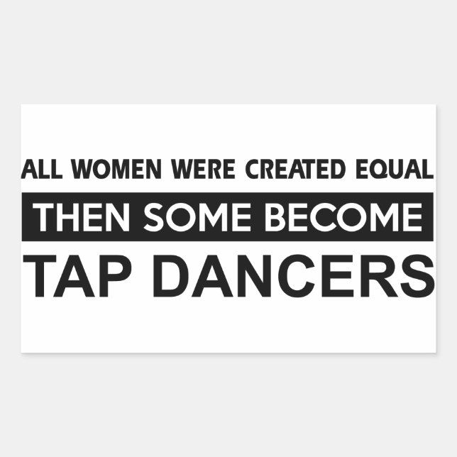 Cool Tap Dancing designs Sticker (Front)