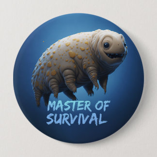 Cool Tardigrade water bear tee shirt 4 Inch Round Button