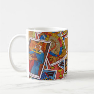 Cool Tarot Card Pile Coffee Mug