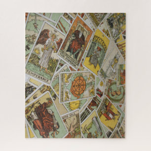 Cool Tarot Card Pile Jigsaw Puzzle
