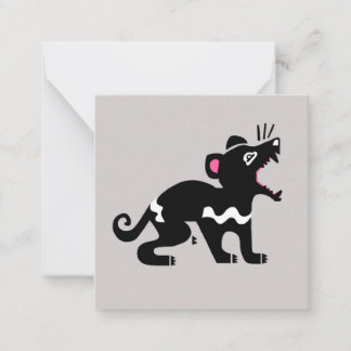 Cool Tasmanian devil -Marsupial -Wildlife - Nature Card