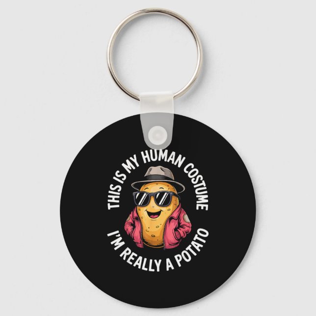 Cool Tato Novelty For Men Women Tato Gag Tato Love Keychain (Front)