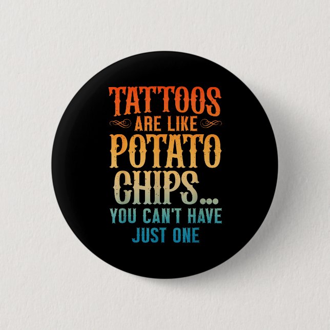 Cool Tattoo Artist Art For Men Women Tattooist Tat 2 Inch Round Button (Front)