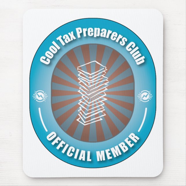 Cool Tax Preparers Club Mouse Pad (Front)