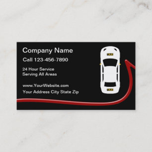 Cool Taxi Service Business Cards