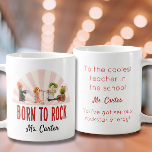 Cool Teacher Gift – Funny Rockstar Energy Coffee Mug