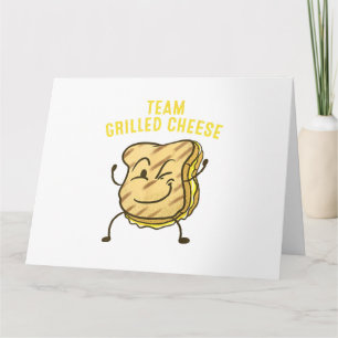 Cool Team Grilled Cheese Gift Funny Squad Toasted  Card