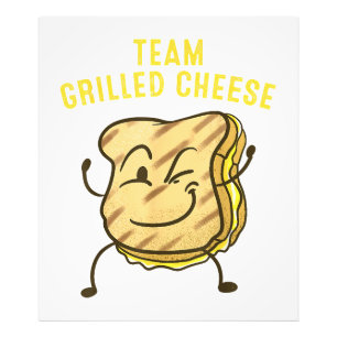 Cool Team Grilled Cheese Gift Funny Squad Toasted Photo Print
