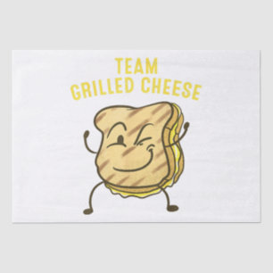 Cool Team Grilled Cheese Gift Funny Squad Toasted Tissue Paper