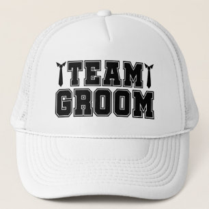 Cool Team Groom Wedding party  Trucker Hat