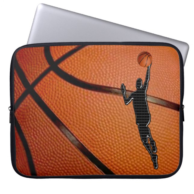 Cool Techno Basketball Cases for Laptop Computers (Front)
