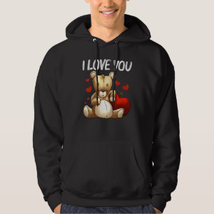 Cool Teddy Bear For Men Women Plush Stuffed Toy An Hoodie