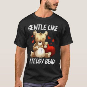 Cool Teddy Bear For Men Women Plush Stuffed Toy An T-Shirt