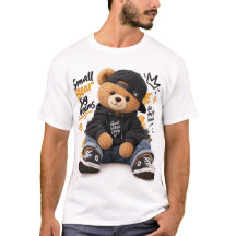 Cool Teddy Bear Streetwear | Small Bear Big Dreams