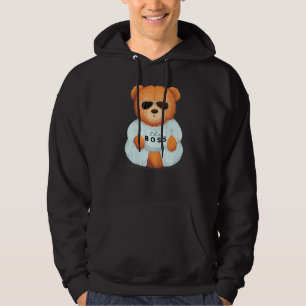 Cool Teddy Bear With Sunglasses Teddy The Boss Bos Hoodie