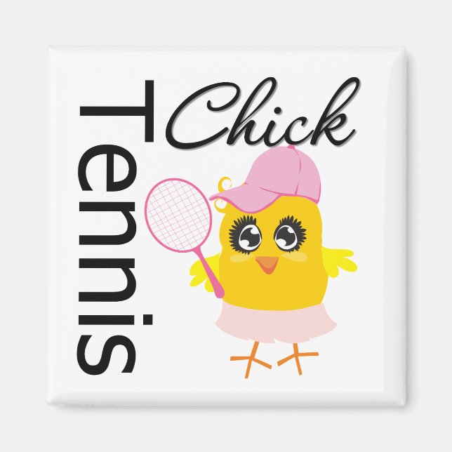Cool Tennis Chick Magnet (Front)