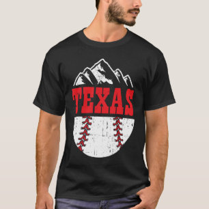 Cool Texas Softball Baseball Team Sports Lover Tex T-Shirt