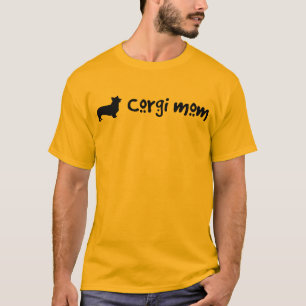 Cool Text Corgi Mom T-Shirt