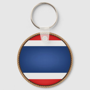 Cool Thailand Flag Seal Keychain
