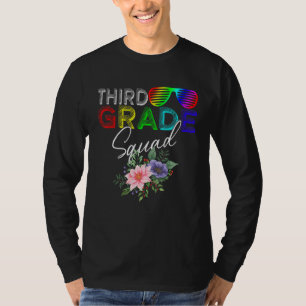 Cool Third Grade Squad Team Back To School Graduat T-Shirt