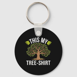 Cool This My Tree-shirt Arbor Day Earth Day Tree P Keychain