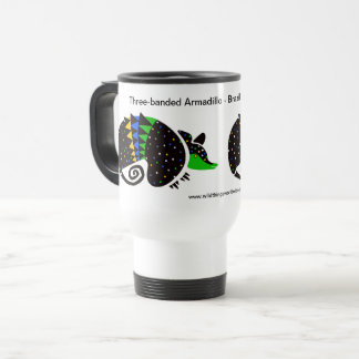 Cool  Three-banded ARMADILLO - Endangered animal Travel Mug