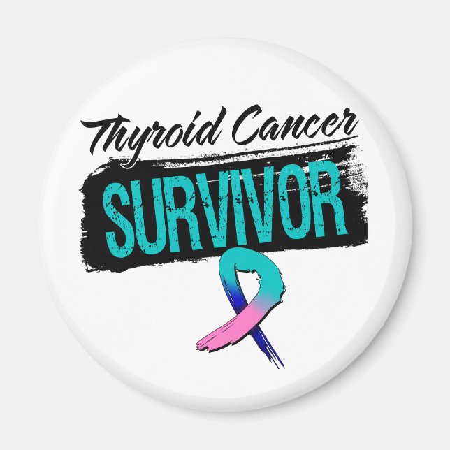 Cool Thyroid Cancer Survivor Magnet (Front)