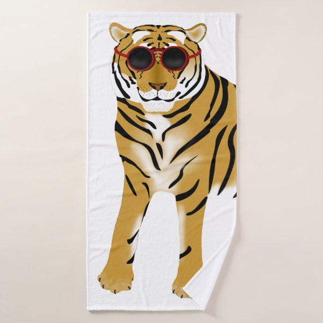 Cool Tiger Bath Towel (Bath Towel)