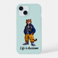 Cool Tiger in Streetwear Art - Urban Style Tiger