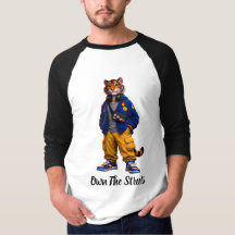 Cool Tiger in Streetwear Art - Urban Style Tiger