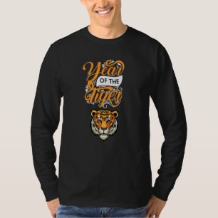 Cool Tiger Purple Sunglasses Tiger Face Year Of Th T-Shirt