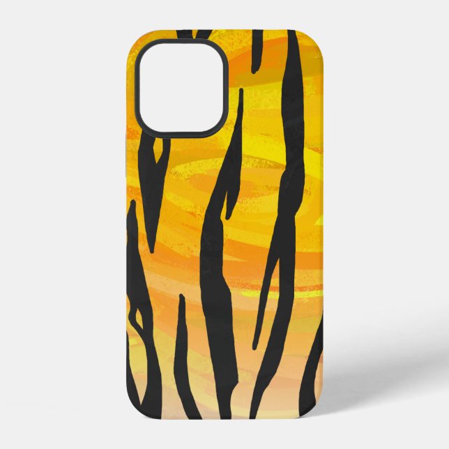 Cool Tiger Stripes iPhone Case (Back)