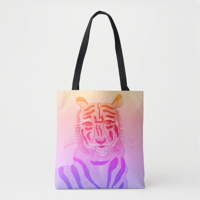 Cool Tiger Tote Bag (Front)