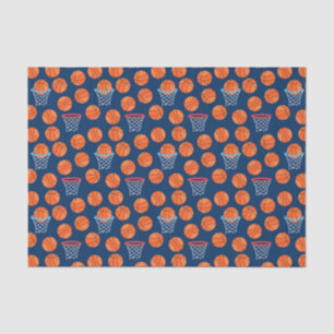 cool tiled basketball sports pattern party  tissue paper