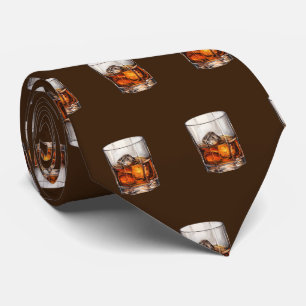 Cool tiled bourbon pattern tie