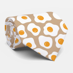 cool tiled breakfast egg pattern tie