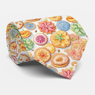 Cool tiled cookie pattern tie