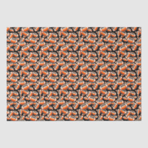 cool tiled sports football party tissue paper