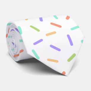 cool tiled sprinkle pattern  tie