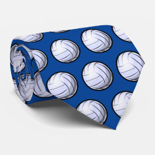 Cool tiled volleyball pattern sports tie