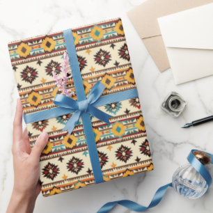 Cool tiled Western pattern Wrapping Paper