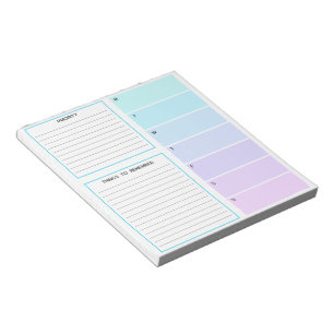 Cool Tones Weekly Planning Notepad