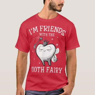 Cool Tooth Fairy Art Men Women Oral Dentist Dental T-Shirt