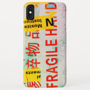 COOL Torn FRAGILE Marking w Chinese Characters iPhone XS Max Case
