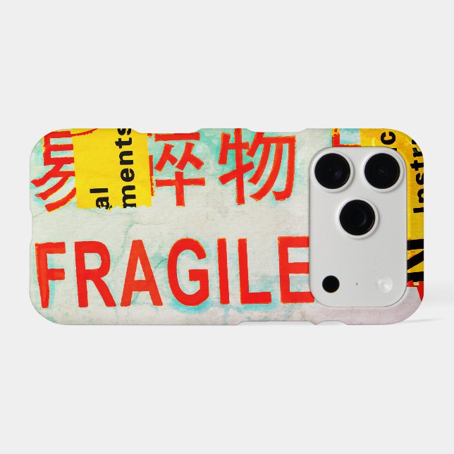 COOL Torn FRAGILE Marquage avec caractères chinois (Verso (Horizontal))