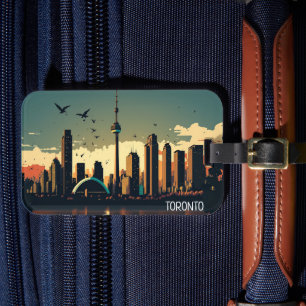 Cool Toronto Canada Skyline  Luggage Tag